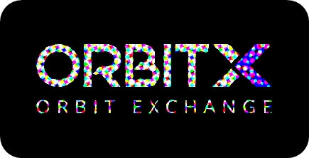 Logo for OrbitX, the alternative website